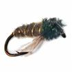 caddis pupa brown